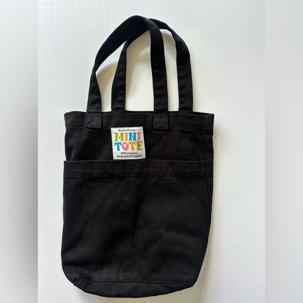 Big Bud Press Black Mini Tote - Picture 1 of 1